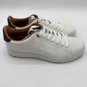 Kuru Roam Bright White Soft Leather Plantar Fasciitis Comfort NWOB Sneakers 12